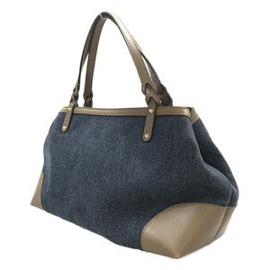 Gucci Denim Bag Tote Canvas